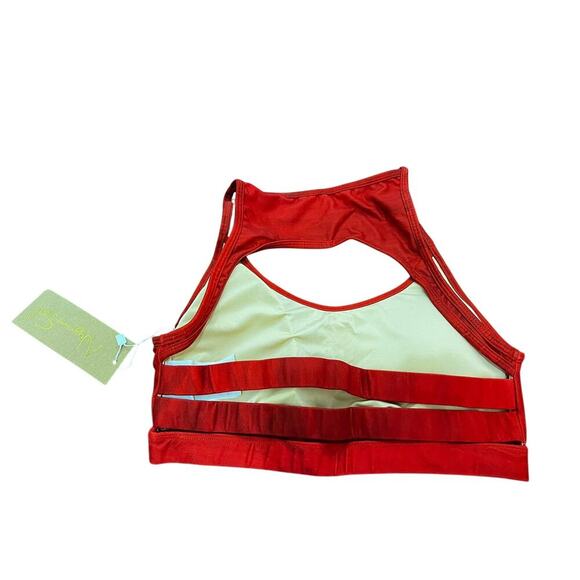 NWT Asana Cherry sports bra size M/L activewear yoga - Picture 2 of 4